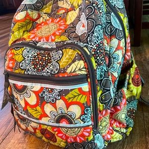 Vera Bradley Bookbag/Diaper Bag & matching wallet!